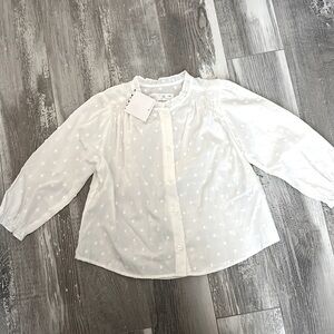 Zara Swiss Dot Shirt